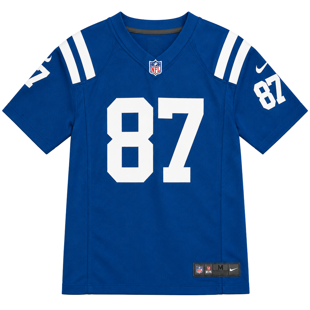 Youth M (10-12) Nike Indianapolis Colts Reggie Wayne 87 Blue Jersey 1