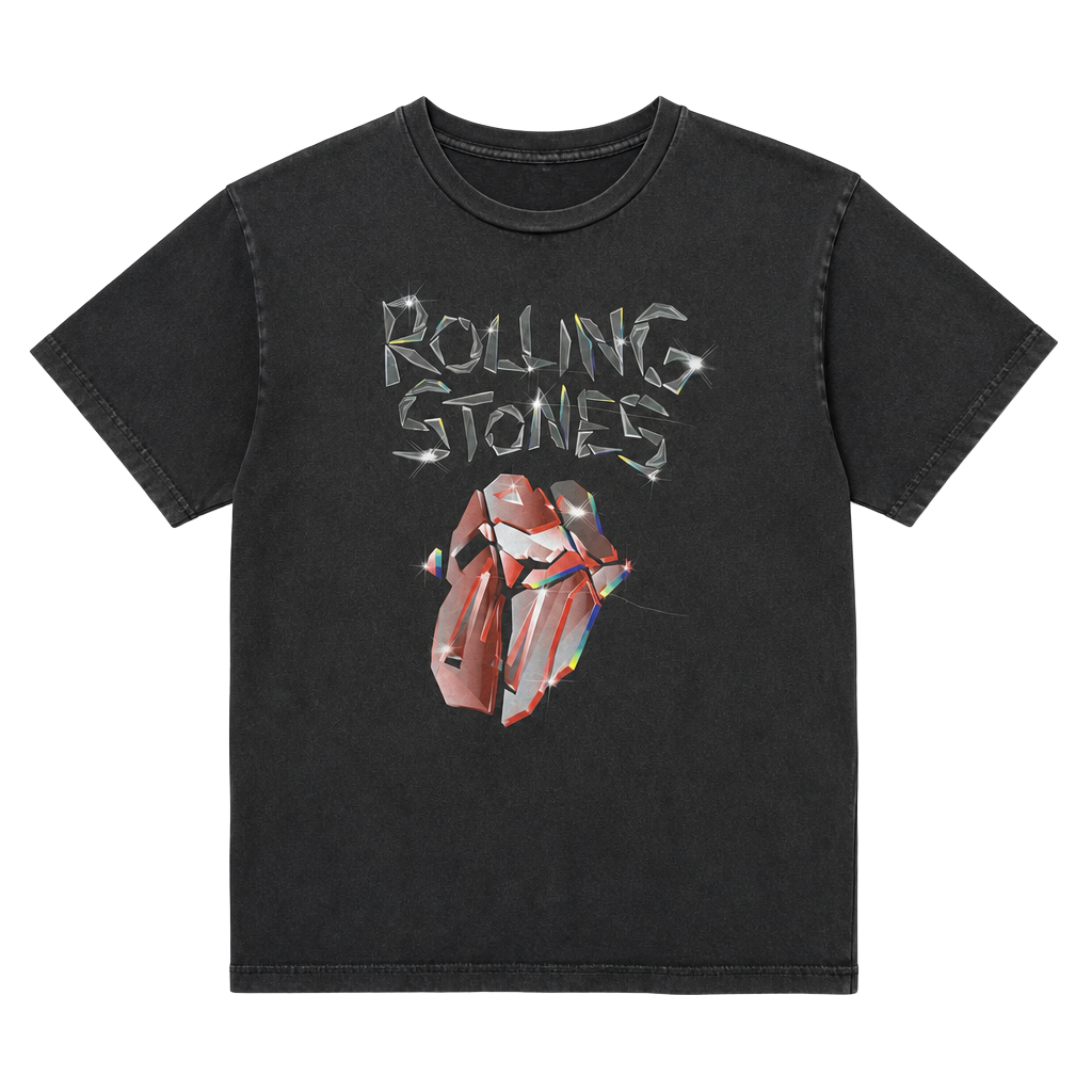 Lucky Brand Rolling Stones Hackney Diamonds Shatter Graphic T-Shirt XL 1