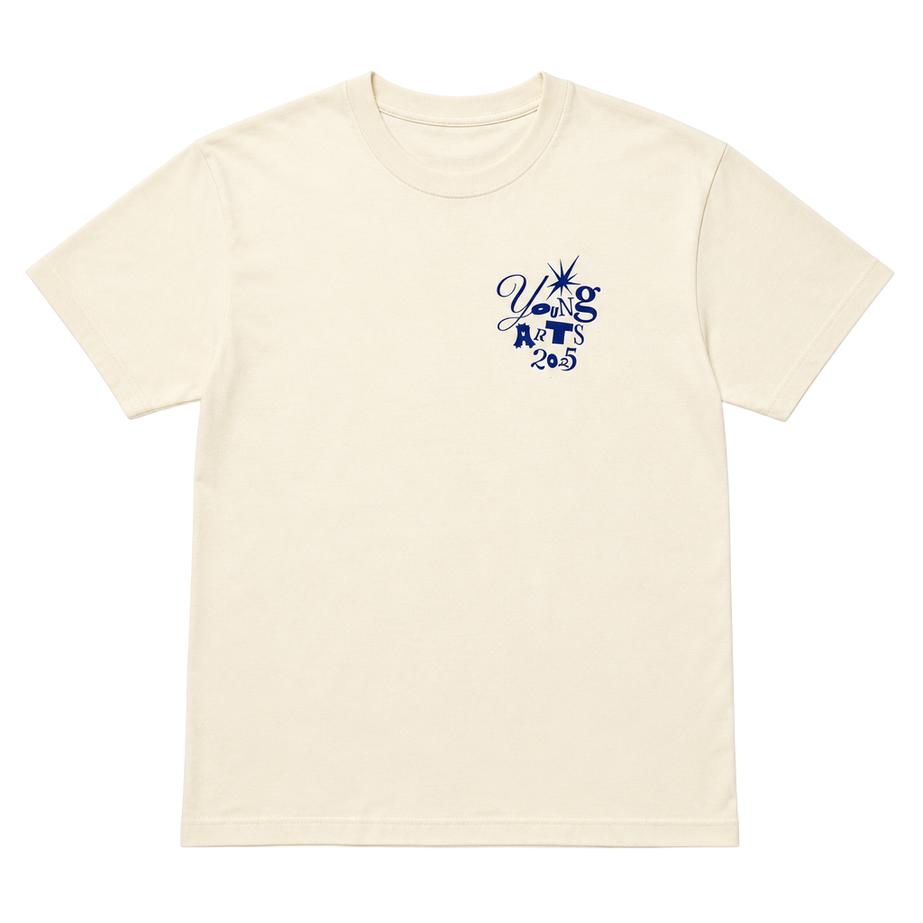 Hanes Beefy-T YoungArts 2025 Graphic Tee Off-White Small 1