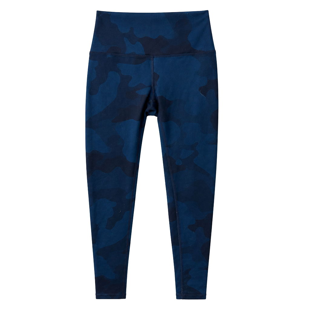 Alo Yoga Women's High-Waist Blue Camo Print Leggings 1
