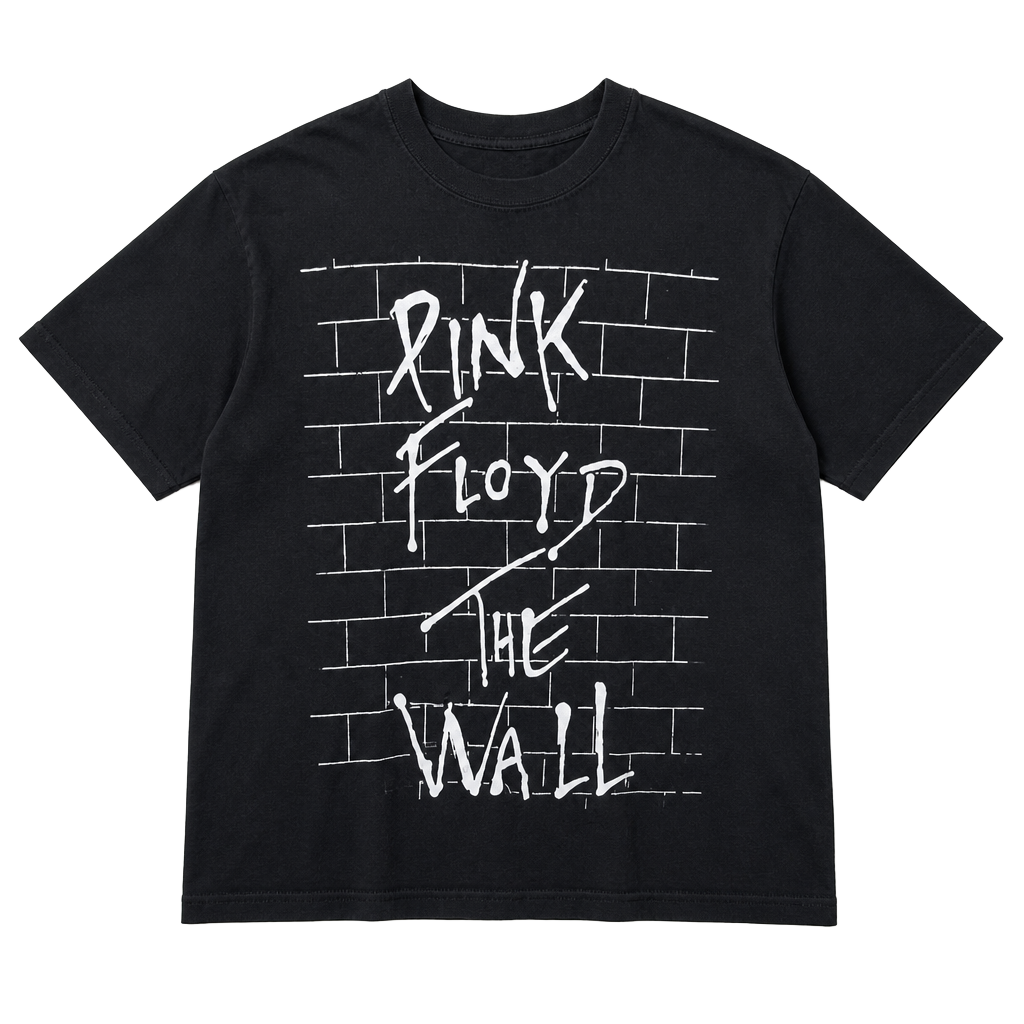 Vintage Rock Dreams Pink Floyd The Wall Graphic T-Shirt 1