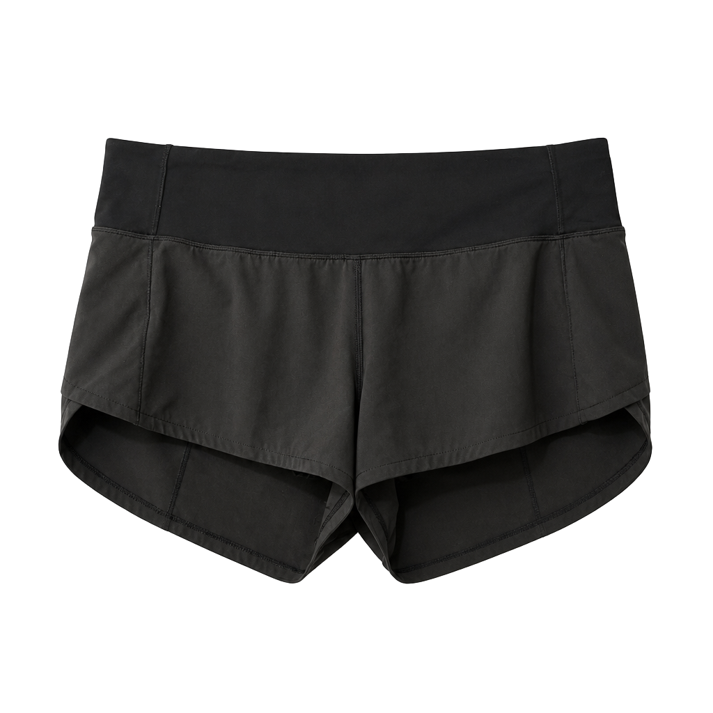 Lululemon Speed Up Short 2.5" in Black, Size 6 1