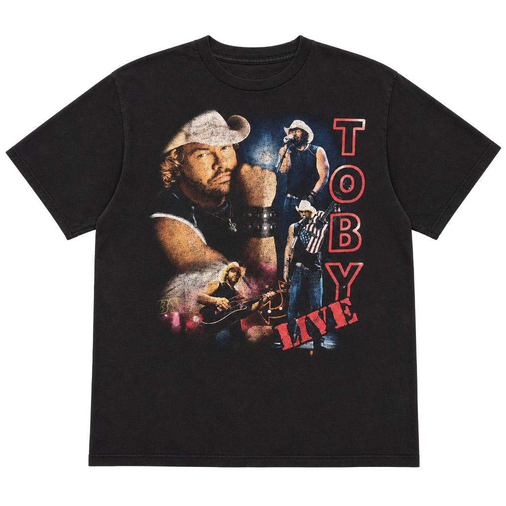 Vintage 2005 Toby Keith Honkytonk U Tour Concert T-Shirt Size 2XL 1