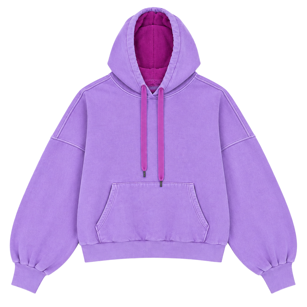 American Eagle Pink Fleece Pullover Hoodie Drawstring Pocket Solid Women's S 1
