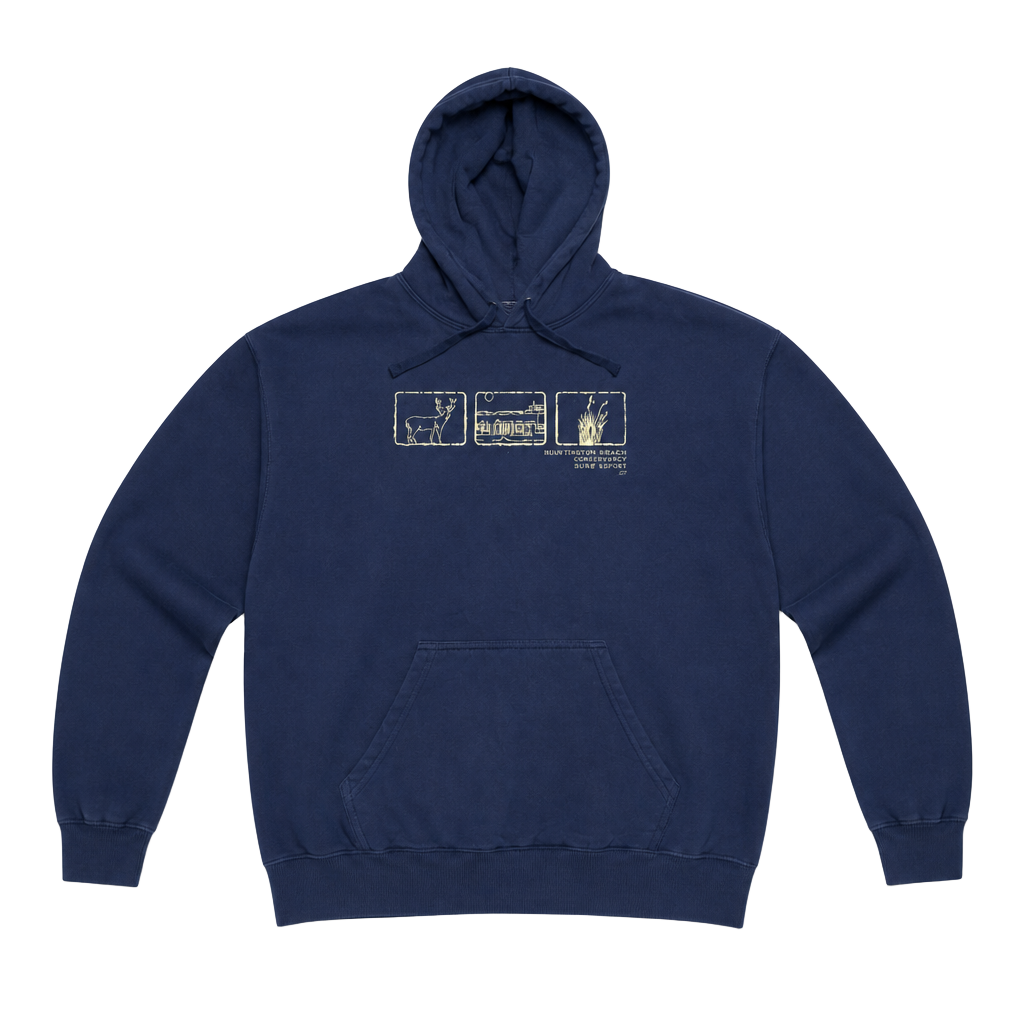 ComfortWash Gateway National Recreation Area Navy Blue Graphic Hoodie 1