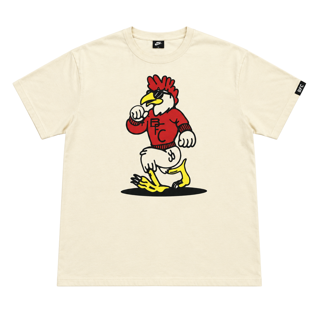 BFC Graphic T-Shirt XXXL Beige Chicken Rooster 1