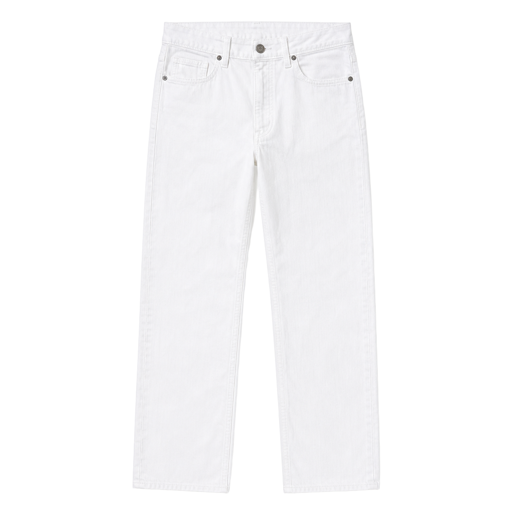 The Limited Denim 917 Skinny Leg White Jeans with Ankle Zippers 1
