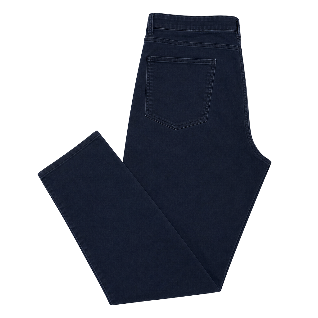 DKNY Stanton Slim Fit Navy Men's 5-Pocket Chino Pants 36x32 1