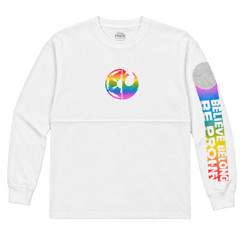 Disney Parks Star Wars Pride Spirit Jersey Size S White 1