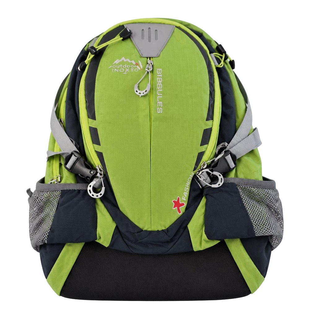INOXTO Small Hiking Backpack with 2L Water Bladder and Large, Green 1