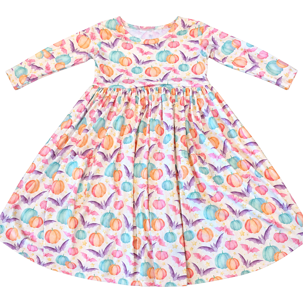 Mila & Rose Pumpkin Pattern Dress 1