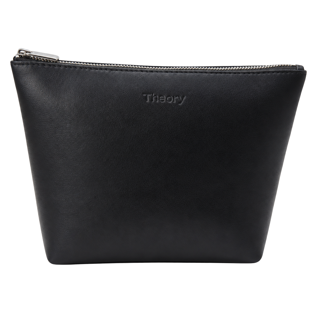 Theory Black Cosmetic Bag 1