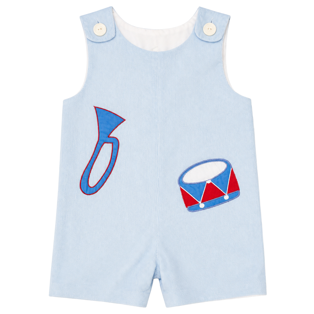 NWOT The Beaufort Bonnet Company Light Blue One Piece with Instrument Appliqué 1