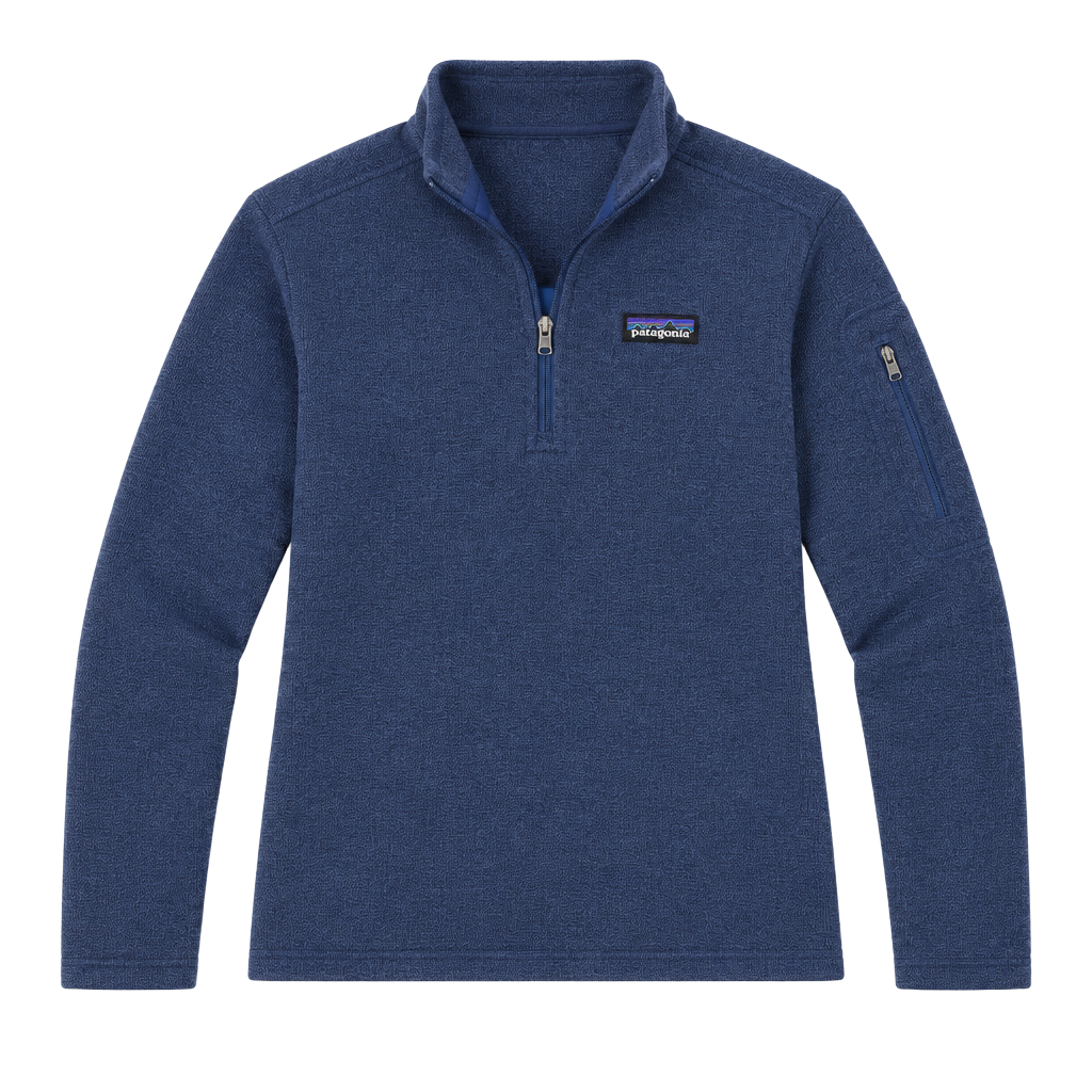 Patagonia Better Sweater 1/4-Zip Size M Blue Fleece Pullover 1