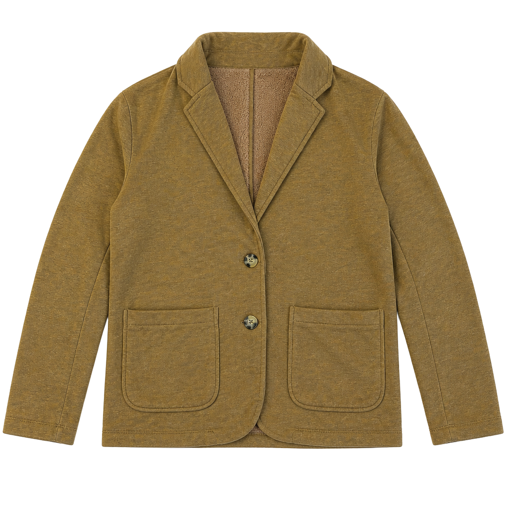 Universal Thread Slouch Blazer Size S Brown Fleece-Lined 1