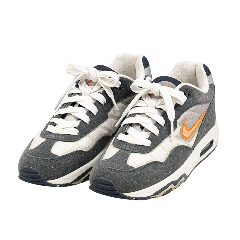 Vans Vintage Chunky Sneaker Gray White Orange 1