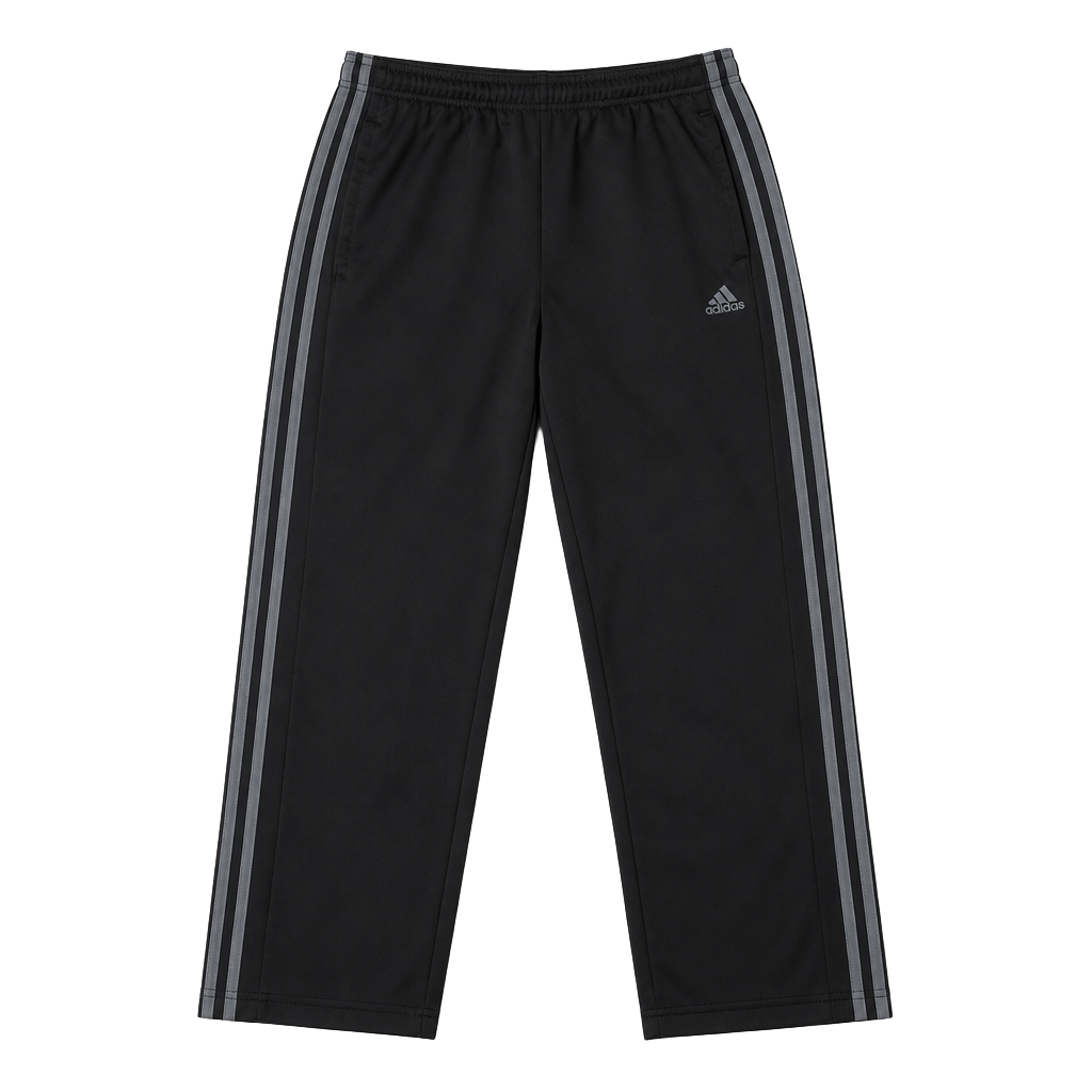Adidas Men's Essential Tricot Track Pants with Side Zippers 1