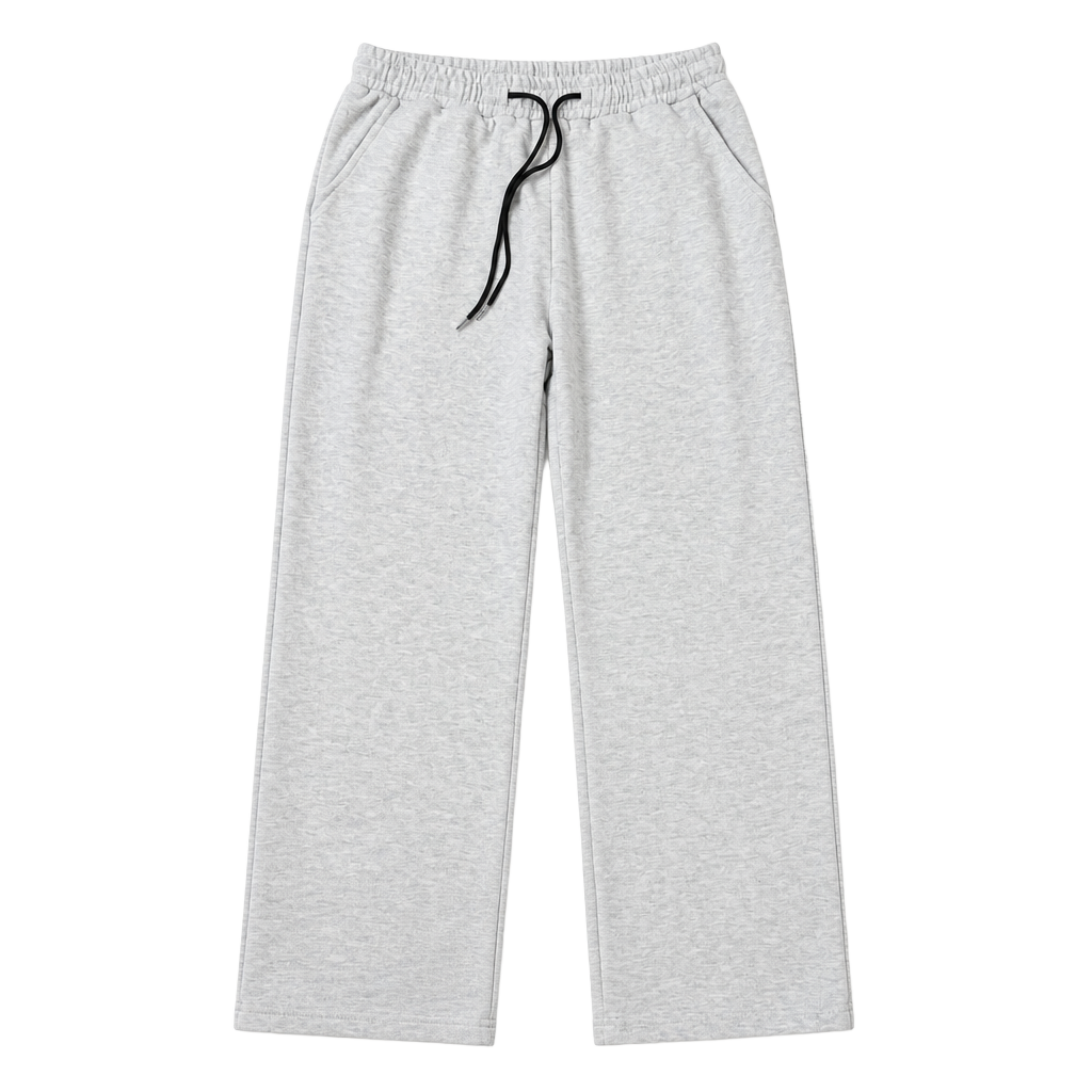 Unbranded Gray Casual Lounge Sweatpants with Drawstring Waist and Pockets 1