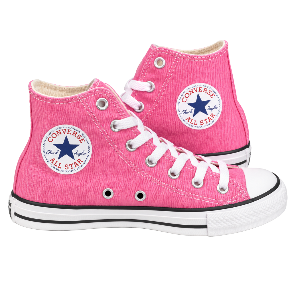 Converse Chuck Taylor All Star High Top Size 1 Pink Canvas 1