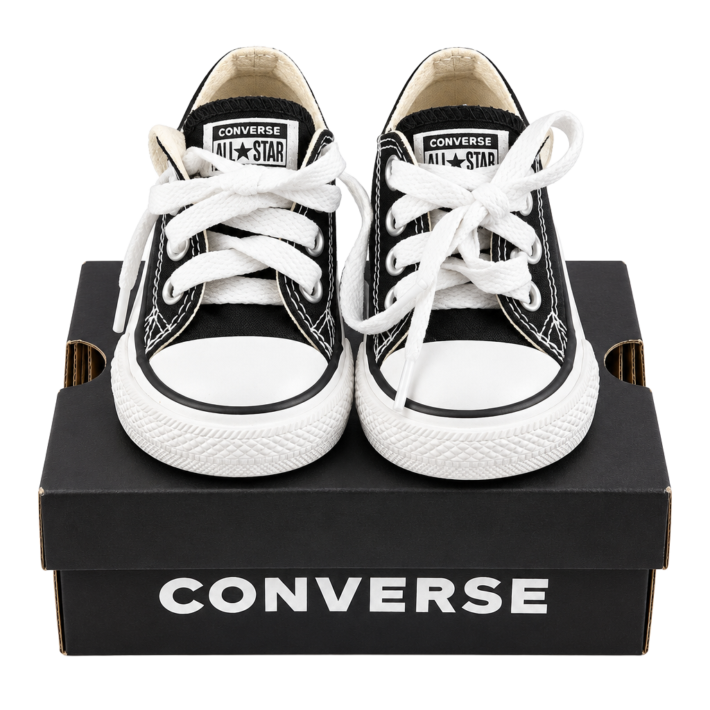Converse All Star Low Sneakers Black Toddler 1