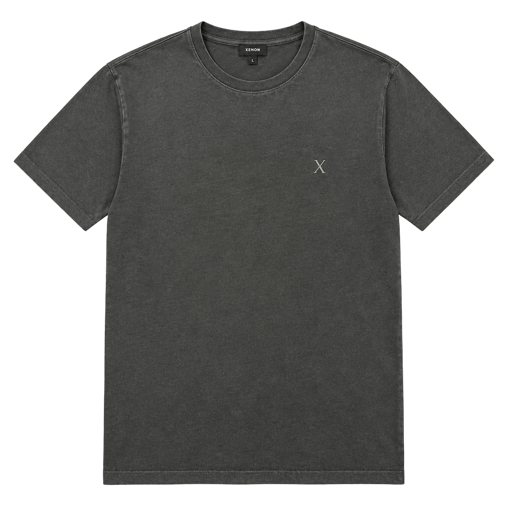 Express Men’s Black Crew Neck Tee with Subtle X Logo 1