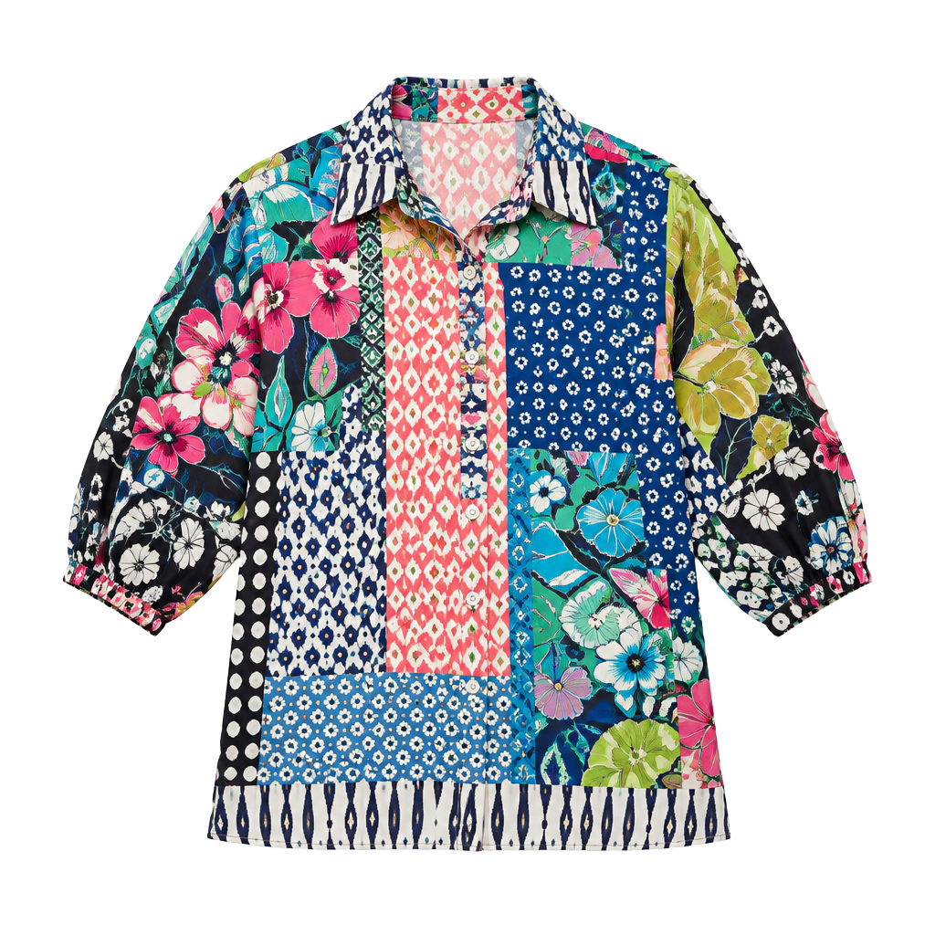 John Mark Women's Mix Print Sz PXS 1