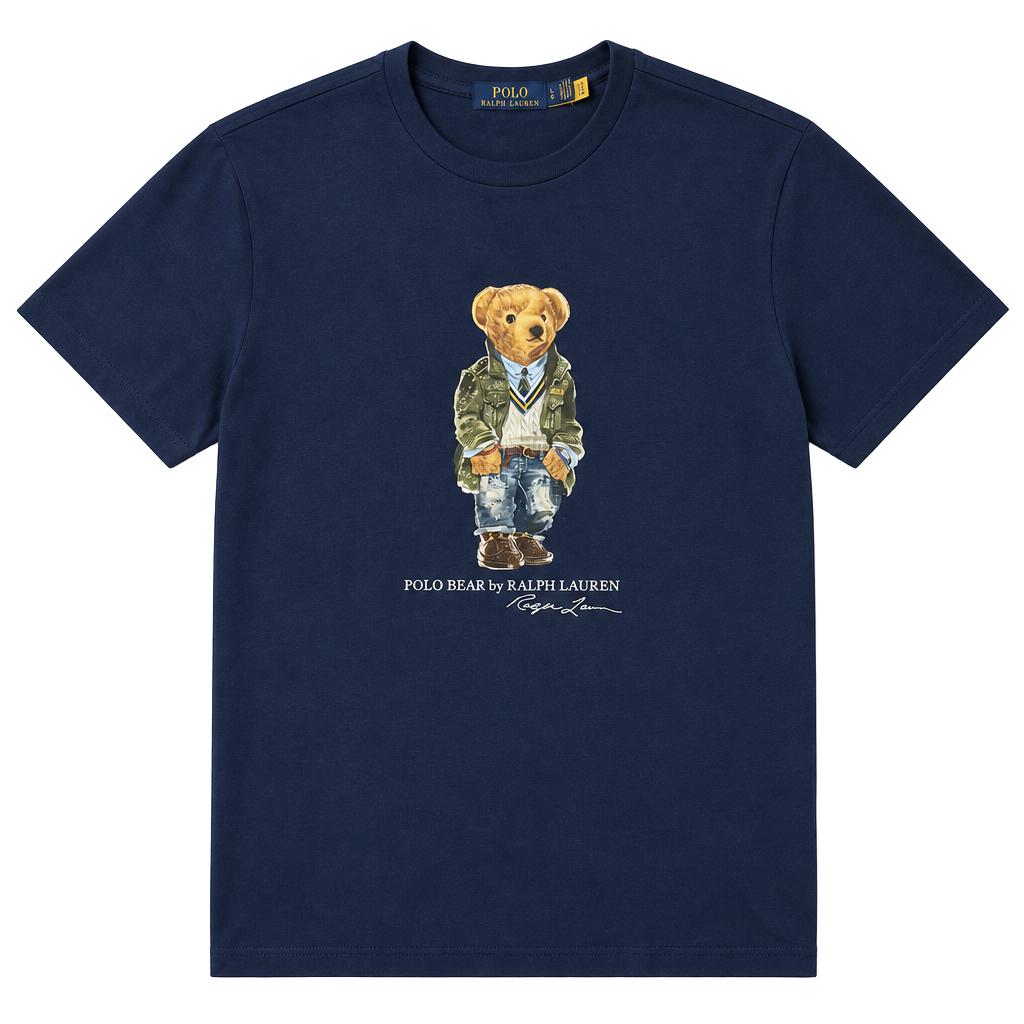Polo Ralph Lauren Navy Blue Polo Bear Graphic T-Shirt 1