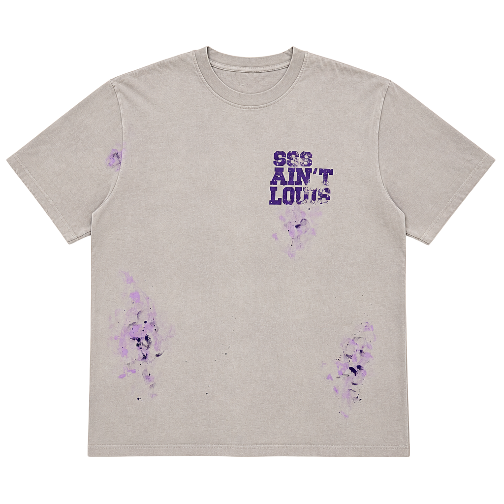 SSSAINT LOUIS Future Vintage Distressed Graphic T-Shirt 1