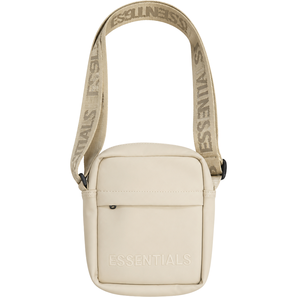 Fear of God Essentials Crossbody Sling Bag in Cream 1