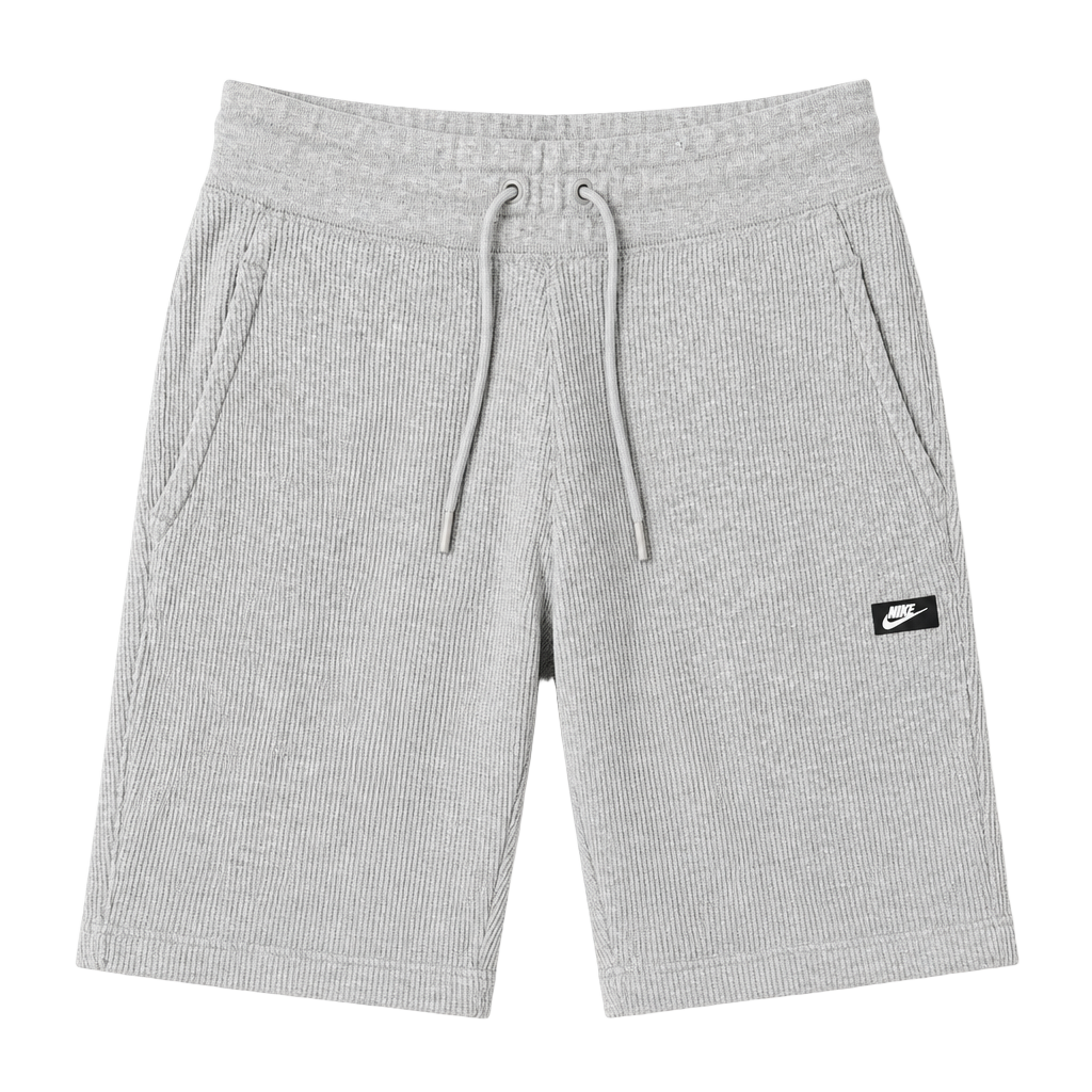 Nike Sportswear Waffle Knit Drawstring Shorts with Patch Logo size Small 1