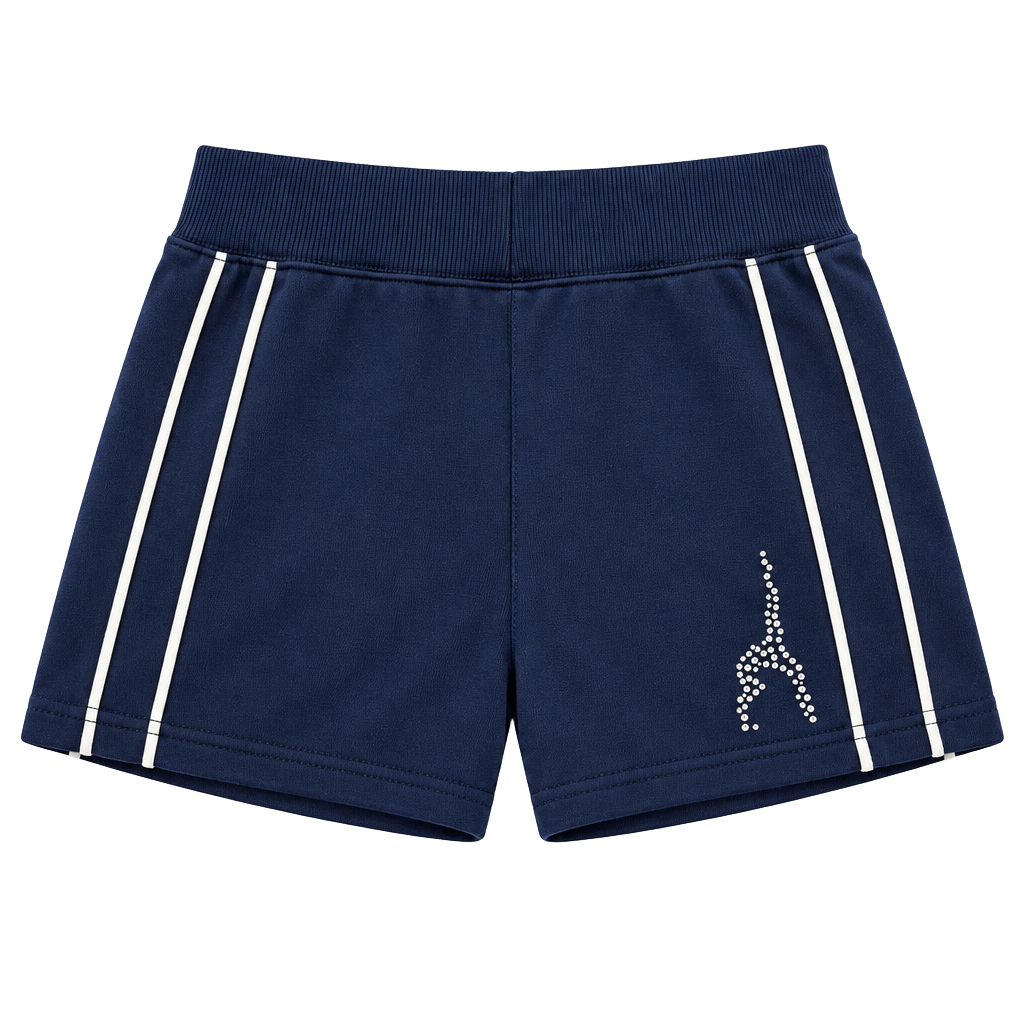 Charles River Apparel Girls Gymnastics Shorts – Navy – Size L (14/16) – NEW 1