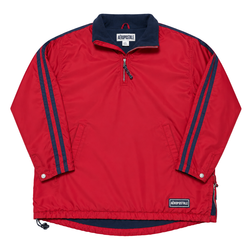 Vintage Aeropostale Bomber Jacket Mens Large Red Fleece Lined Y2K ..., 1