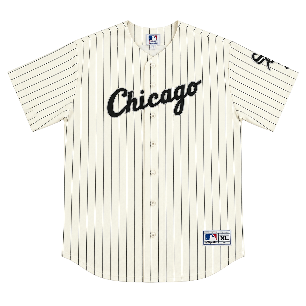Starter Chicago White Sox Jersey Size XL Vintage Pinstripe MLB 1