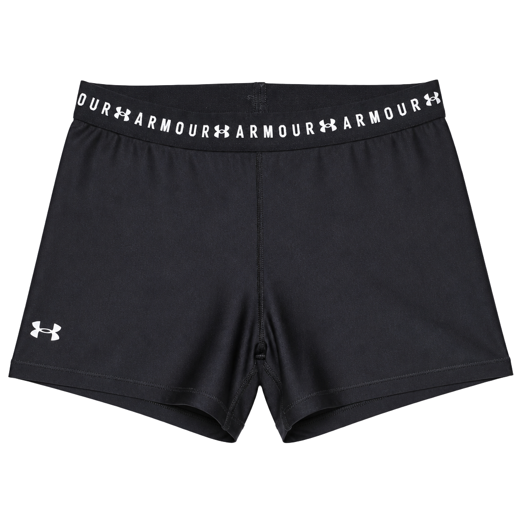 Under Armour HeatGear Shorty Shorts Black 1