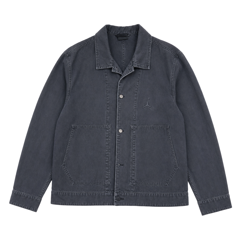 Jordan Essentials Canvas Workwear Chore Jacket Black FN4527-010 1
