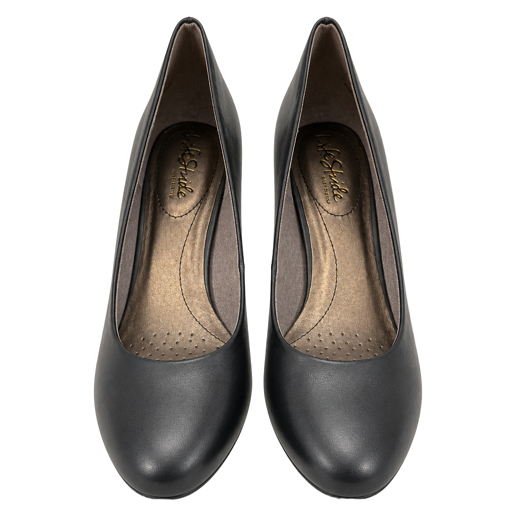 LifeStride Soft System Parigi Navy Blue Low Heel Pumps 1