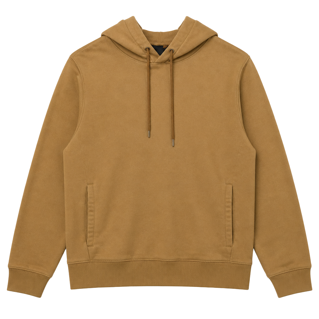 H&M Hoodie Size S Camel Brown Pullover 1