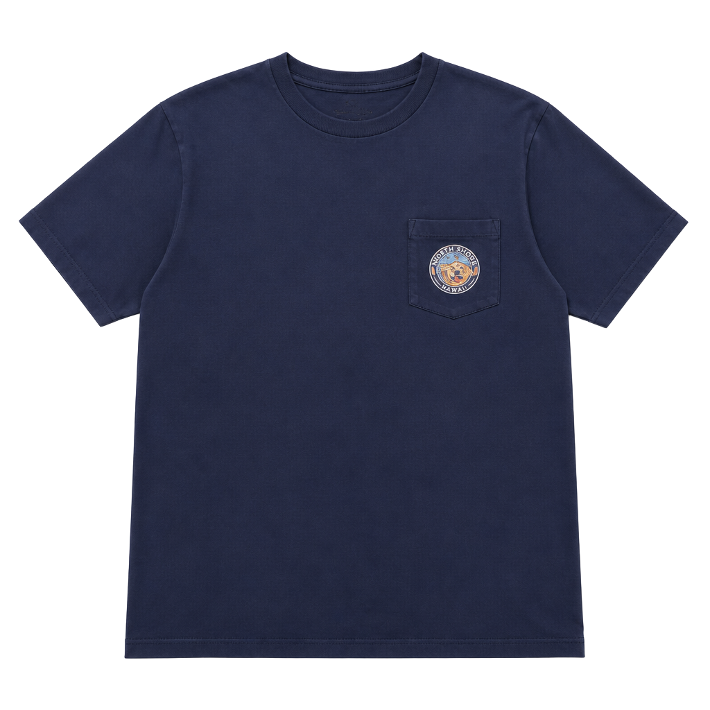 Vineyard Vines Hot Dog Graphic Pocket T-Shirt Size L Navy Blue 1