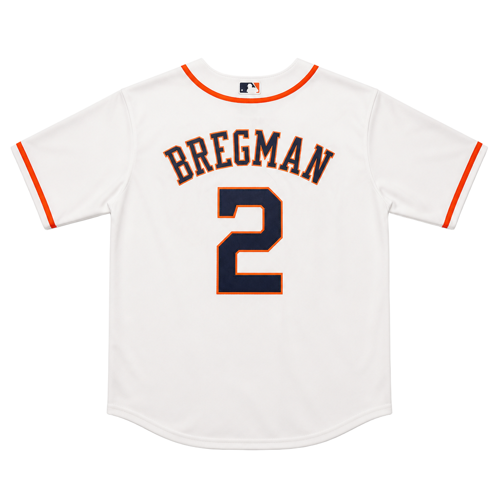 Alex Bregman Houston Astros Majestic White Home Cool Base Player Jersey - Size Large 1