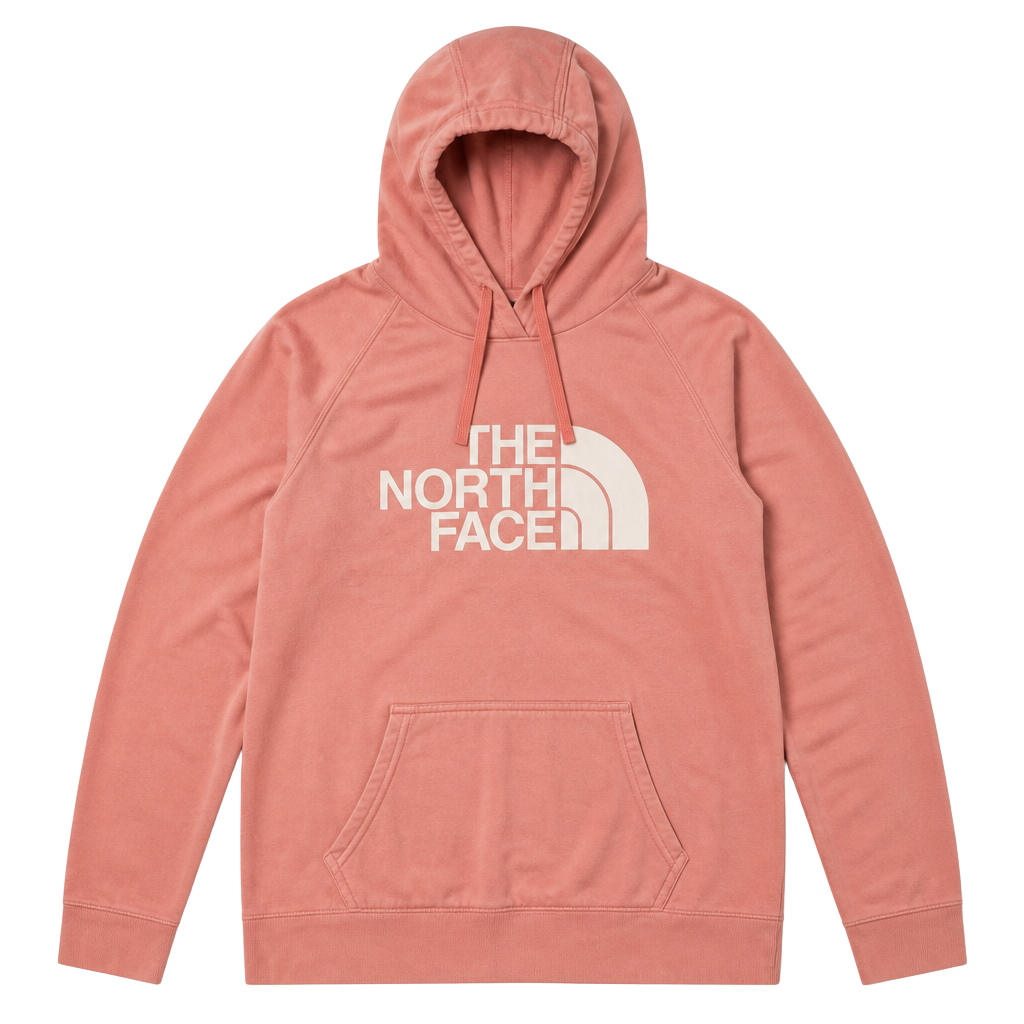 The North Face Women's Pink Pullover Hoodie Sweatshirt Large 1