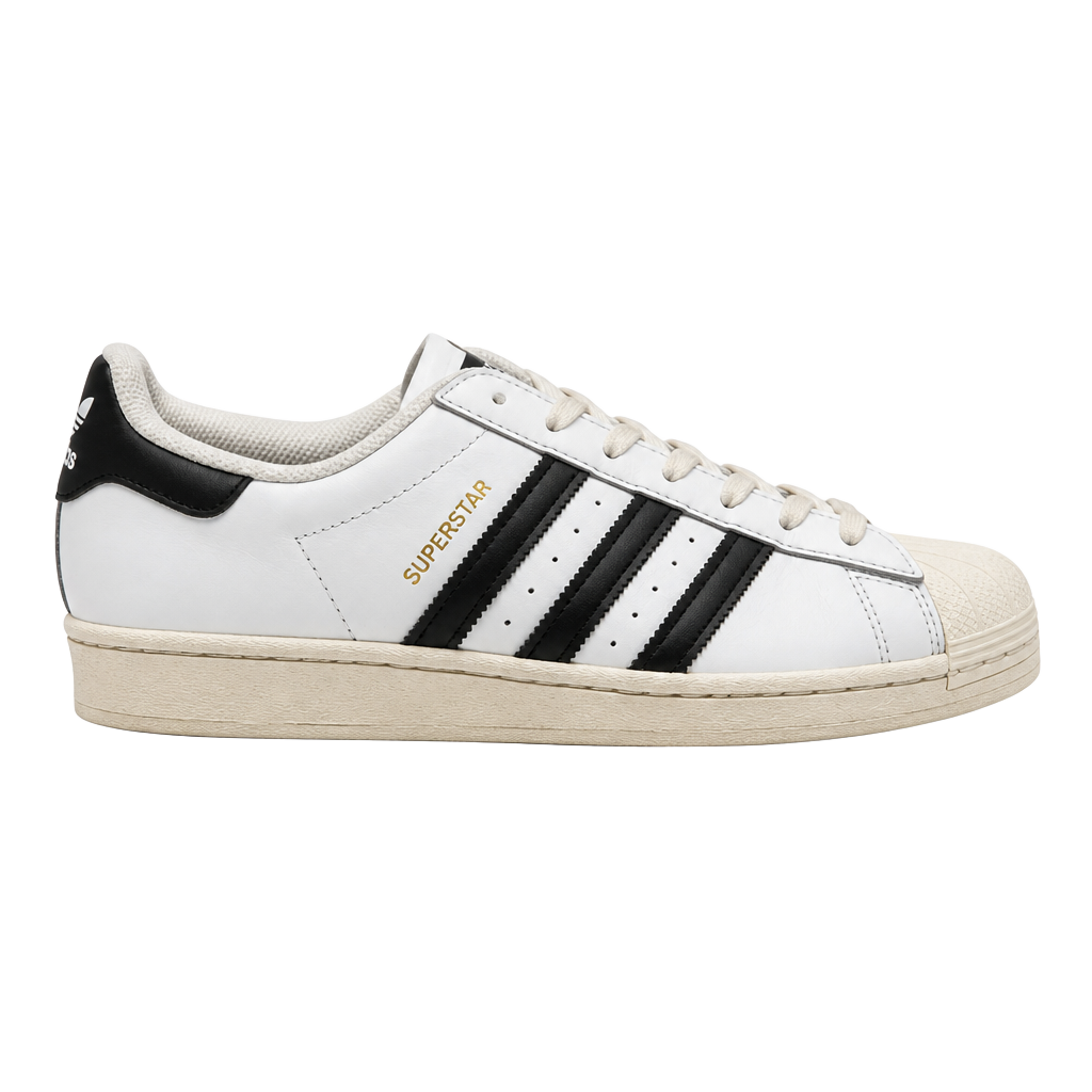 Adidas Superstar White Black Sneakers Size 12 1