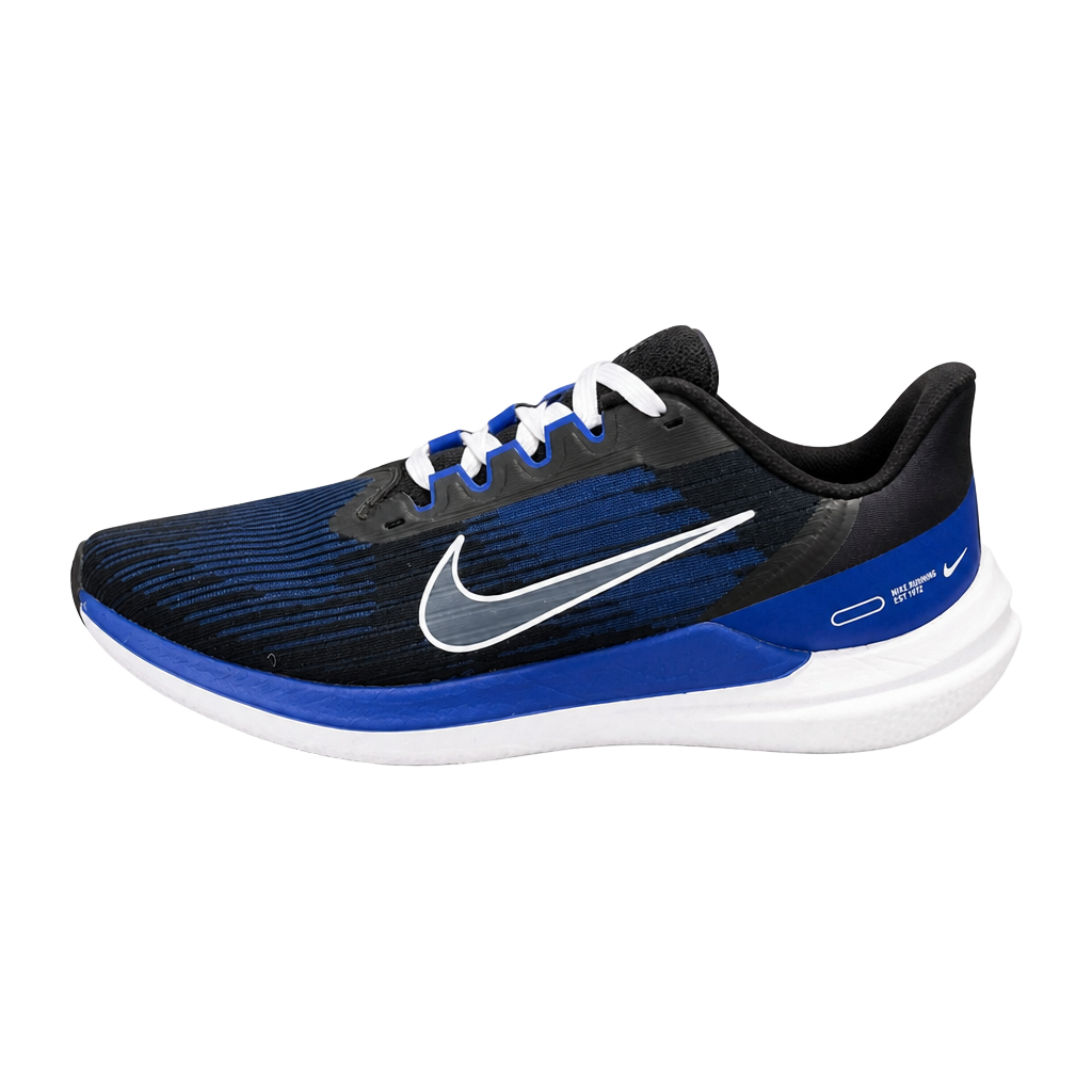 Nike Air Winflo 9 Men's Running Shoes DD6203-004 Blue Black White 1