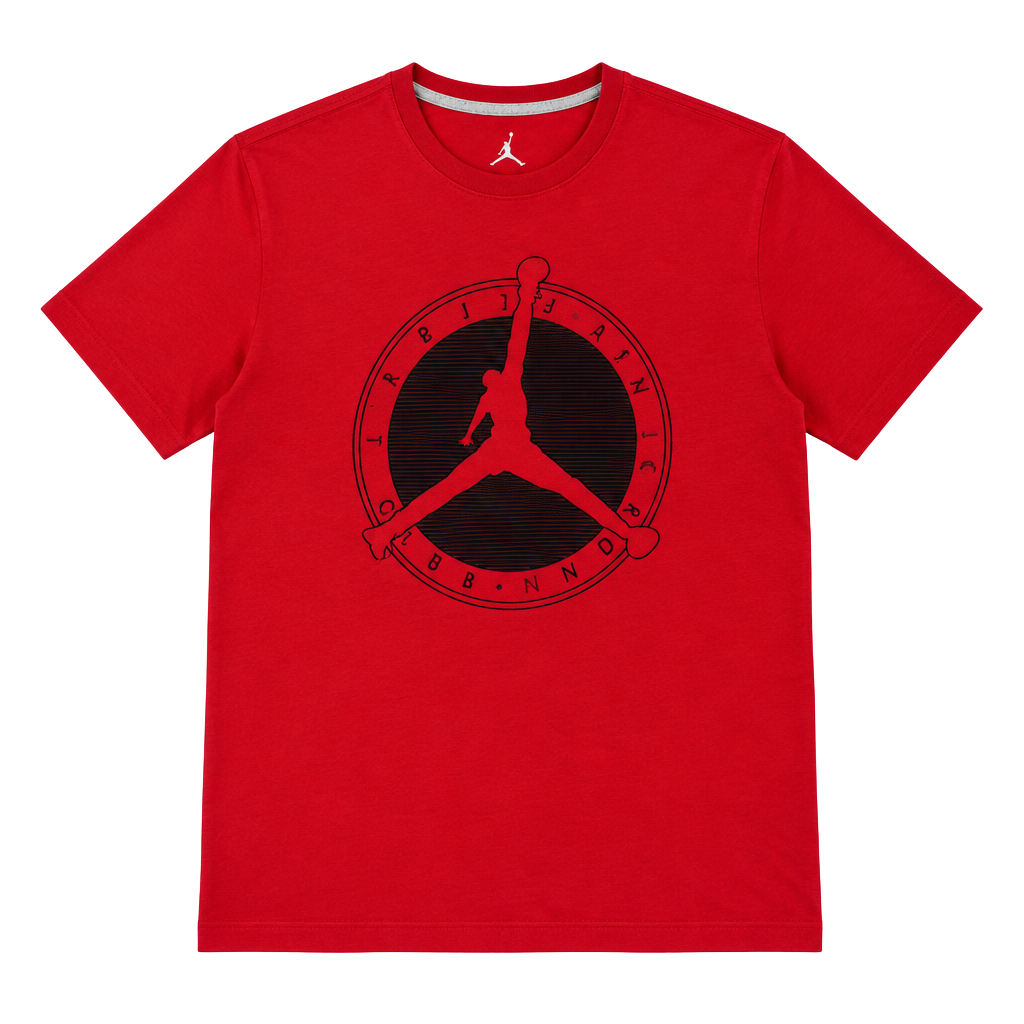 Jordan Flight Club T-Shirt Size L Red Short Sleeve Crew Neck 1
