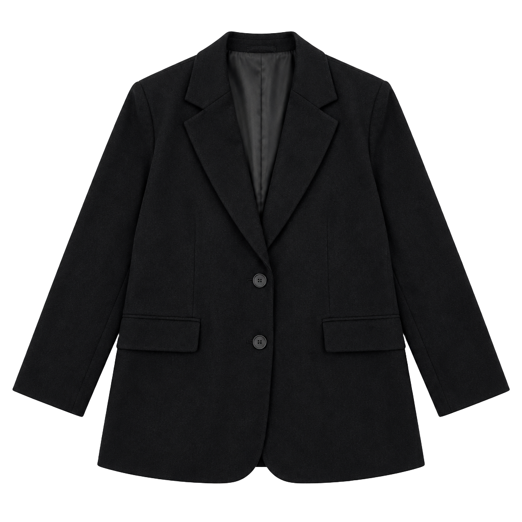 Stradivarius oversized Black Blazer Jacket Size M 1