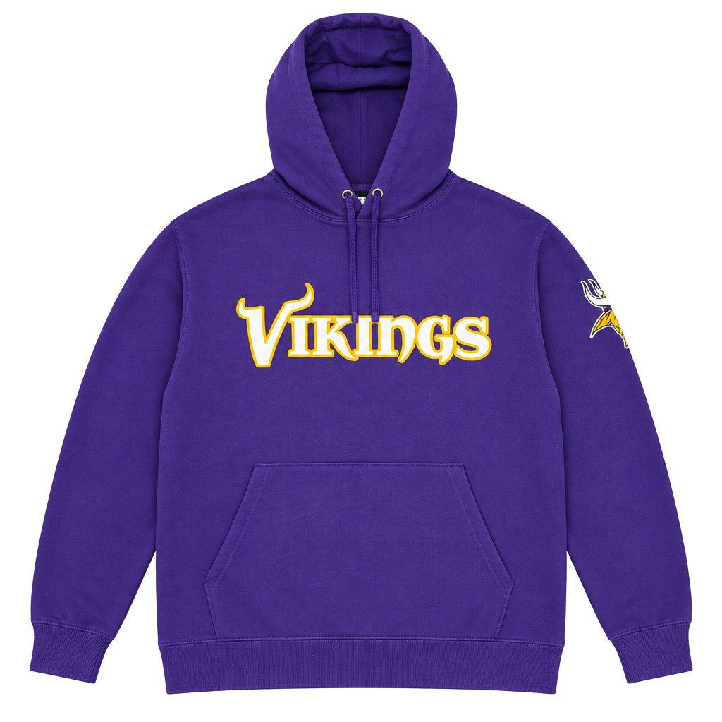 NFL Team Apparel Minnesota Vikings Hoodie Size M Purple 1