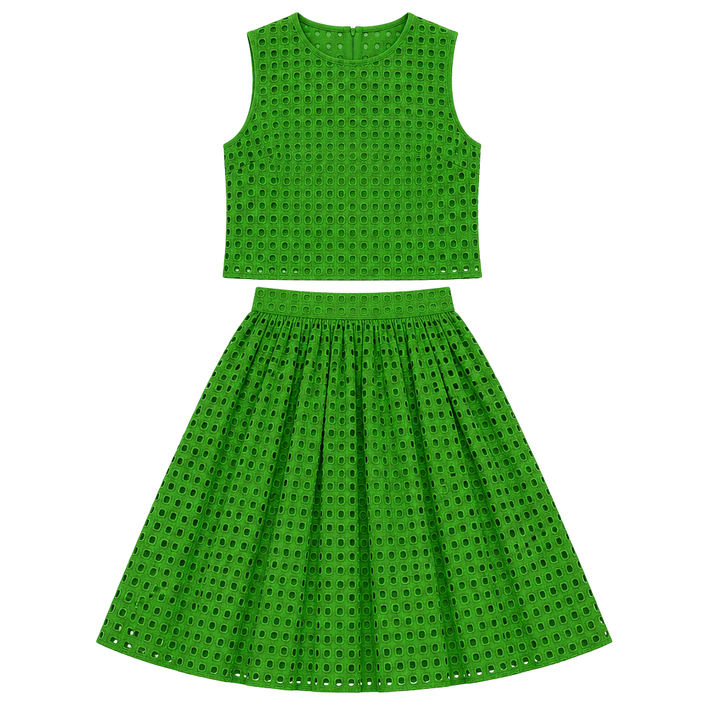NWT Kate Spade New York Green Eyelet Tank Top Size 1X 1