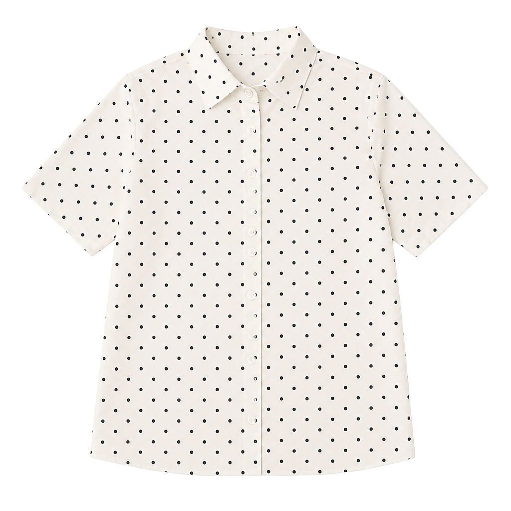 Anne Klein Dot-Print Blouse 1