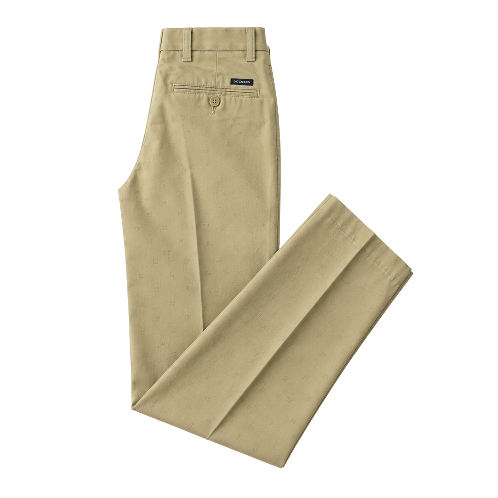 Dockers D1 Slim Fit Pants 30x32 Tan Cotton Khakis 1