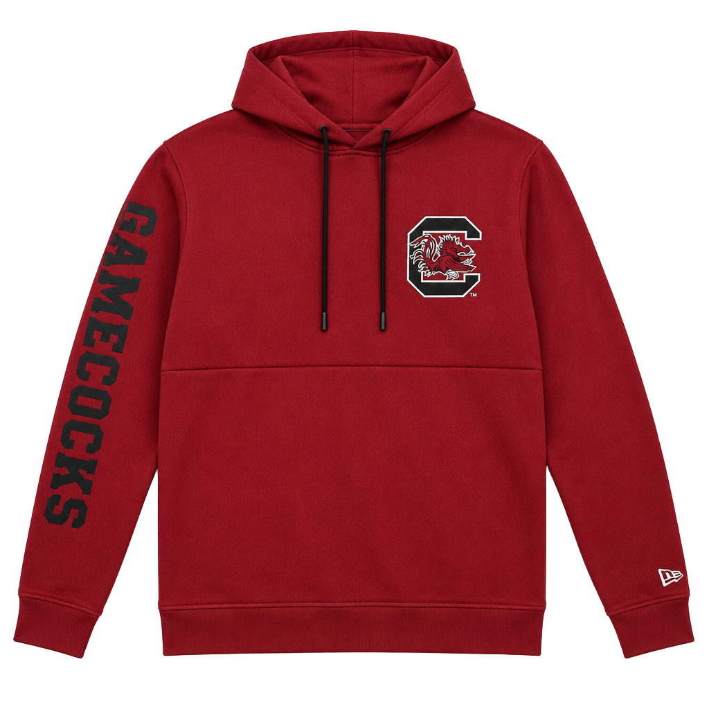 Men’s Champion South Carolina Gamecocks Hoodie Size S Red Pullover 1