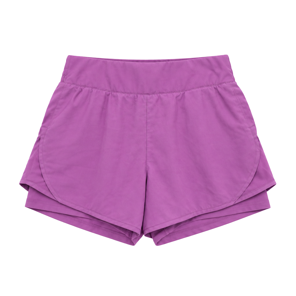 Women’s Apana Athletic Running Shorts Size L Purple 1
